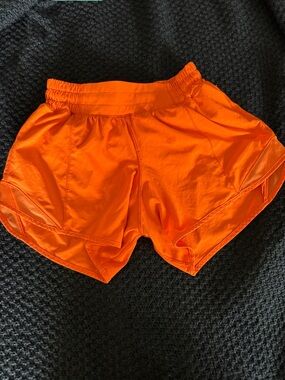 lululemon athletica Orange Women's Athletic Shorts